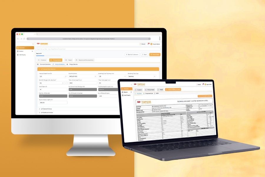 Industrial Heater Sizing and Quotation Through an Integrated Engineering & Automation Platform